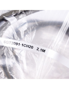 Kabel wtykowy podwójne złącze DIN, 5 PINów męskie SIEMENS, oraz złącze napięciowe żeńskie HIRSCHMAN 2,1M, 6GT2091-1CH20 2