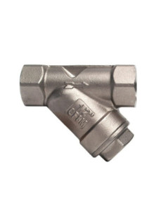 Filtr siatkowy skośny gwintowany Flowmatik G 1/2 GW PN16, stal nierdzewna 316