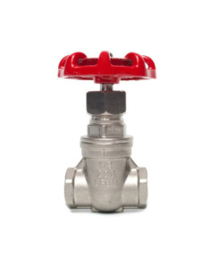 Zawór zasuwowy gwintowany Flowmatik G 1 1/4 GW PN16, nierdzewny 316, PTFE