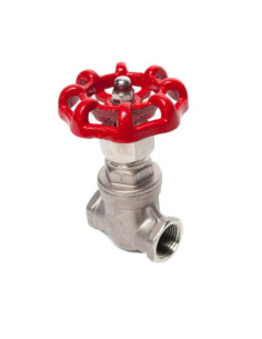 Zawór zasuwowy gwintowany Flowmatik G 3/4 GW PN16, nierdzewny 316, PTFE 2