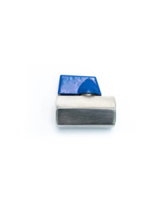 Zawór kulowy Flowmatik mini G 1/2 GW PN63, stal nierdzewna 316, PTFE