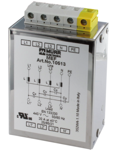 Filtr przeciwzakłóceniowy 3-fazowy 1-poziomowy 10513