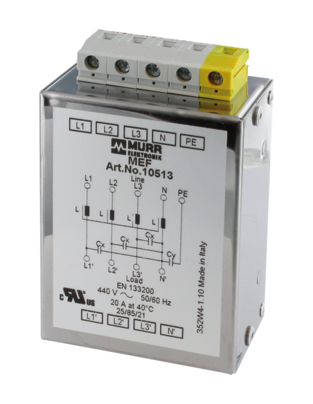 Filtr przeciwzakłóceniowy 3-fazowy 1-poziomowy 10513