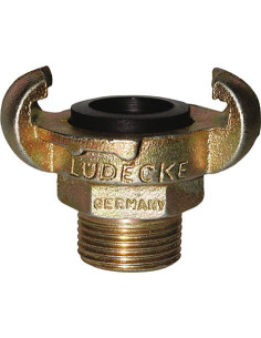 Złącze kłowe Ludecke G 3/4 GZ, DIN3489 rozstaw kłów 42 mm, żeliwo