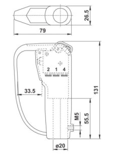 Czujnik, DL50R-P-0:2M, STM GmbH 2