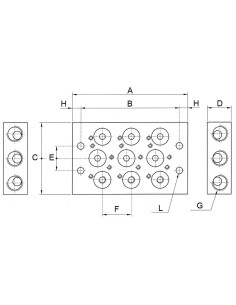 złączka pod wąż 5 mm trójnik MO 2